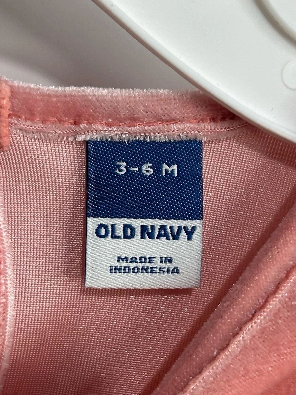 5 for $25🔥Old Navy Velvet Dusty Rose Ruffle‎ Jumpsuit Set Baby Girl 3-6M- New